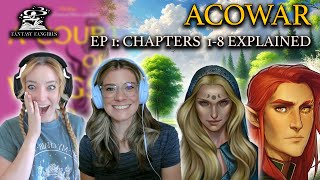 ACOWAR Ep 1 Feyre Spring Court Spy Explained Chapters 18  Fantasy Fangirls Podcast Theories [upl. by Hamnet]