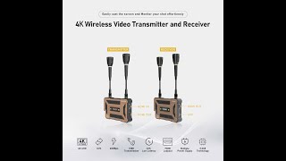 4k New VRRIIS Wireless HDMI Video Extender [upl. by Catherina249]