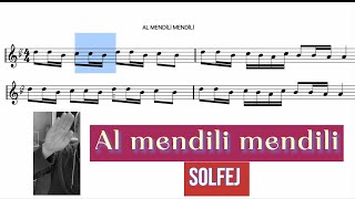 AL MENDİLİ MENDİLİ  SOLFEJ [upl. by Asyl]