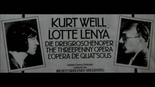 Threepenny Opera by Kurt Weill Music and Bertholt Brecht Words [upl. by Anatolio787]