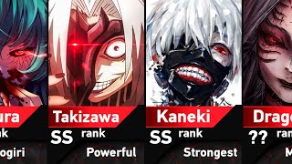 Strongest Ghouls in Tokyo Ghoul [upl. by Adelheid]