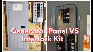 Generator Panel VS Interlock Kit  Jesse Kuhlman [upl. by Akinam]