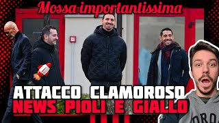 💣TENETEVI FORTE📣ATTACCO CLAMOROSO‼️NEWS PANCHINA⚠️PIOLI NON SONO DACCORDO🤔GIALLO  Milan Hello [upl. by Ahsenahs]