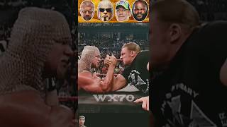 Triple H Vs Scott Steiner  Arm wrestling [upl. by Aluap]