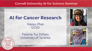 CU AI for Science Seminar  AI for Cancer Research [upl. by Idnerb569]