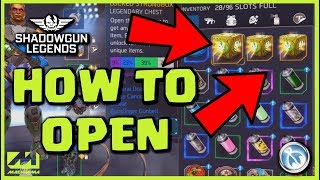 How to open LOCKED STRONGBOX in Shadowgun Legends strongbox keys [upl. by Lin]