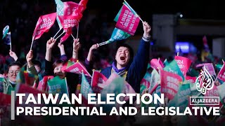 Taiwan election Presidential and legislative seats up for grabs [upl. by Tem]