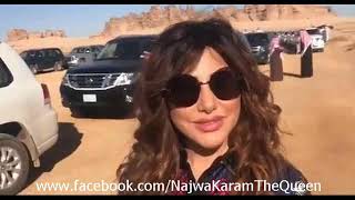 Najwa Karam visit Tantora Festival 2018 [upl. by Anaerda]