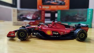 Scuderia Ferrari SF23 143 bburago F1 Diecast unboxing Charles leclerc 16 [upl. by Saltzman455]