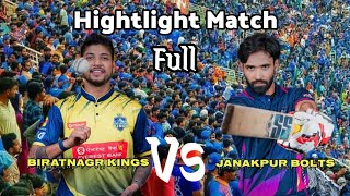 Janakpur Bolts Vs Biratnagr kings NightlightJKB Vs BK Nepal Premier League 🇳🇵 Highlights cricket [upl. by Summer]