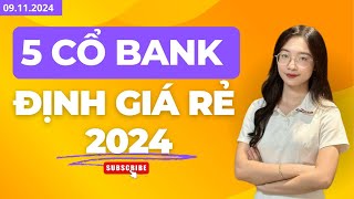 TOP 5 CỔ NGÂN HÀNG ĐỊNH GIÁ RẺ 2024 [upl. by Hseyaj]