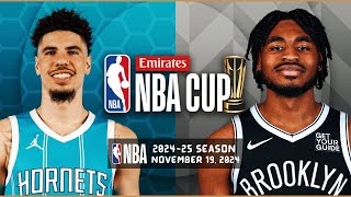 Charlotte Hornets vs Brooklyn Nets Full Game Highlights  Nov 19 2024  202425 NBA Season [upl. by Patric]