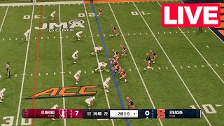 NCAAF LIVE🔴 Stanford Cardinal vs Syracuse Orange  Week 4 Full Game  2024 College Football 25 [upl. by Trever]