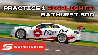 Practice 1 Highlights  Thrifty Bathurst 500  2024 Repco Supercars Championship [upl. by Altheta486]