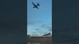 Pre Race Flyover 2024 Bristol Night Race Fan View From Stands reels shorts nascar [upl. by Vassili]