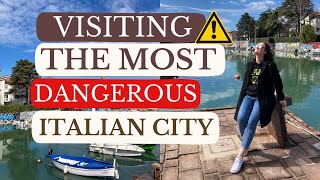 VISITING THE MOST DANGEROUS ITALIAN CITY 😱⛔ it didnt go as planned [upl. by Sedicla]