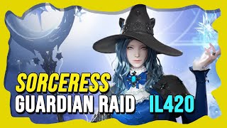 LOST ARK  Sorceress  Guardian Raid Vertus iL420  Gameplay [upl. by Aydin]