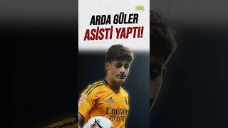 ARDA GÜLER REAL MADRİDDE İLK ASİSTİNİ YAPTI [upl. by Annovy]