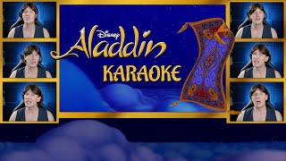 Aladdin  A Whole New World  KARAOKE SingALong Lyric Video [upl. by Allebasi190]