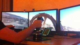 DCS A10 Test Flight with ATI Eyefinity Enabled [upl. by Toile]