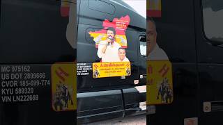 Praveen Mamas truck in Canada 🎉 canada tvk tvkmanadu thalapathyvijay thalapathy69 tamilan [upl. by Igal127]