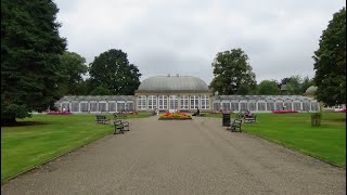 The Three Glass Domed Pavilions Sheffield Botanical Gardens UK [upl. by Conlin]