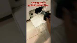 Cleaning the LG washing machine filter [upl. by Adnaerb]