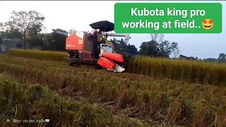 Kubota king pro amazing work at field🤩🤩 [upl. by Hullda]