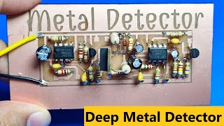 DIY Metal Detector  How to Make a Deep Metal Detector [upl. by Rabiah354]