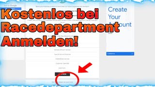 Kostenlos bei Racedepartment anmelden Tutorial Deutsch  PaulRKT [upl. by Anelegna]