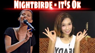 Nightbirde  It’s Ok  AGT Golden Buzzer  REACTION [upl. by Johppah]