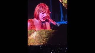 Taylor Swift Cries While Performing “Champagne Problems” After Breakup Live Eras Tour [upl. by Ordnagela]