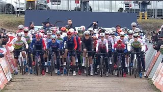 Cyclocross Zonhoven Men Elite 50fps 07 Jan 2024 [upl. by Haran499]