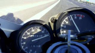 Yamaha FZR 250 3LN3 top speed [upl. by Doralin]