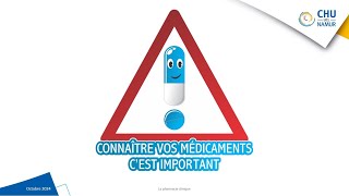 Connaître vos médicaments cest important [upl. by Nwahsel]