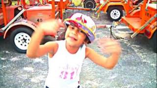 Baby Kaely 6 year old rapper Kool Kidz video Playground music [upl. by Havstad]