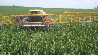 Ag Alternatives  Y Drop™ Spreading Fertilzer in a Corn Field [upl. by Wil]