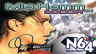 Mia Hamm Soccer 64  Nintendo 64 Review  Ultra HDMI  HD [upl. by Blaire]