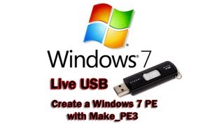 Create a Windows 7 PE with MakePE3 by Britec [upl. by Akenat962]