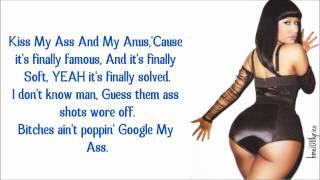 Nicki Minaj  Dance Ass Verse Lyrics Video [upl. by Liggett]