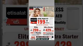 Home labour camps and shops wifi connection Etisalat best internet service provider wireless plan [upl. by Herc]