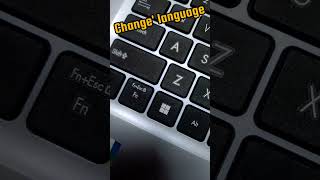 Change language  PC short cut key [upl. by Ribble]