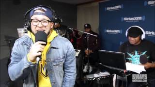 Andy Mineo Freestyles in Sway in the Mornings Doomsday Cypher 2014 Only Andys Freestlye [upl. by Adnamor]