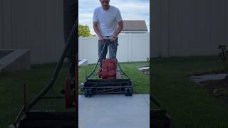 Sharpening my reel mower blades lawncare lawn diy [upl. by Alemac]