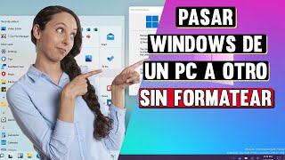 ¿Cómo pasar Windows de un PC a Otro sin Formatear Método Sysprep [upl. by Lemej251]