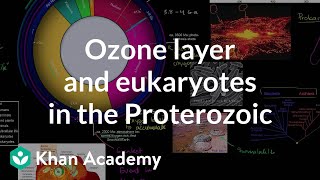 Ozone layer and eukaryotes show up in the Proterozoic eon  Cosmology amp Astronomy  Khan Academy [upl. by Blau]