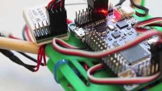 APM 25 and ArduCopter 301 Loiter Setup and Backyard Test w DIY Mini Quadcopter [upl. by Berardo]