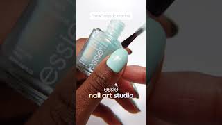 easy seafoam chrome nails [upl. by Aniled]