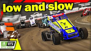 Midgets  Chili Bowl  iRacing Dirt Gameplay [upl. by Nellda808]