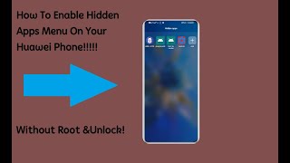 How To Hide apps On your Huawei Devices [upl. by Campney]